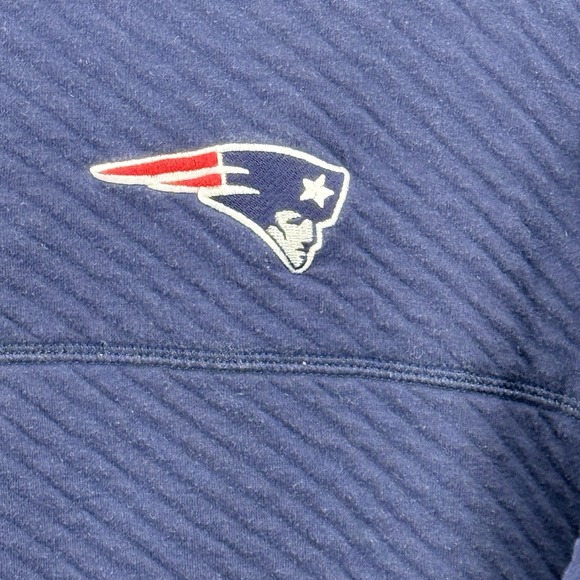 Tommy Bahama XL New England Patriots Reversible Quilted Sweater‎ Fleece NFL - Picture 8 of 16